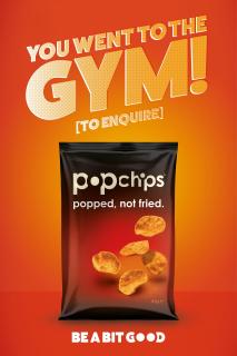 Popchips: Be a bit good- gym